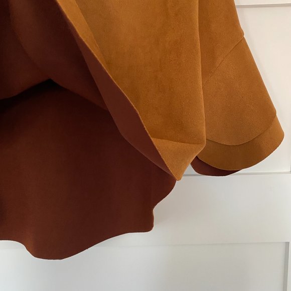 Suede Mini Poncho - Picture 3 of 4